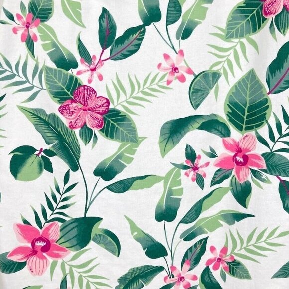 🔥 3/$15 🔥Old Navy Sleeveless Sheath Dress Tropical Summer Vacation Resort M - Picture 4 of 6